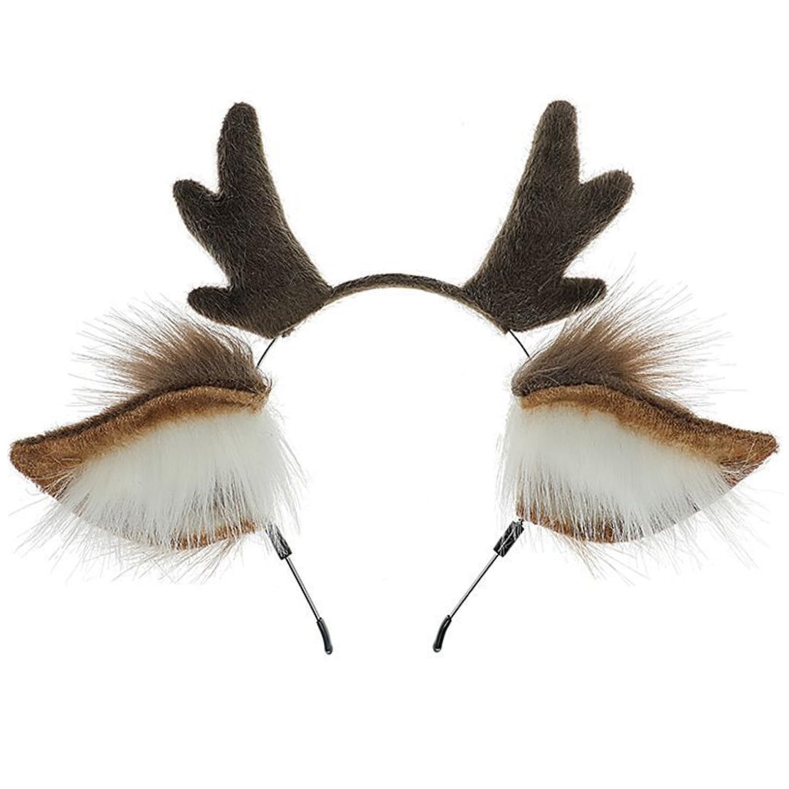 Reindeer Antlers Headband - Bando rusa mewah, aksesoris rambut tanduk