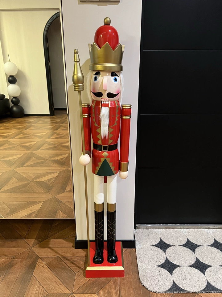 Ornamen Dekoratif Kafe 120cm B - Nutcracker Figurine ulasan dan harga