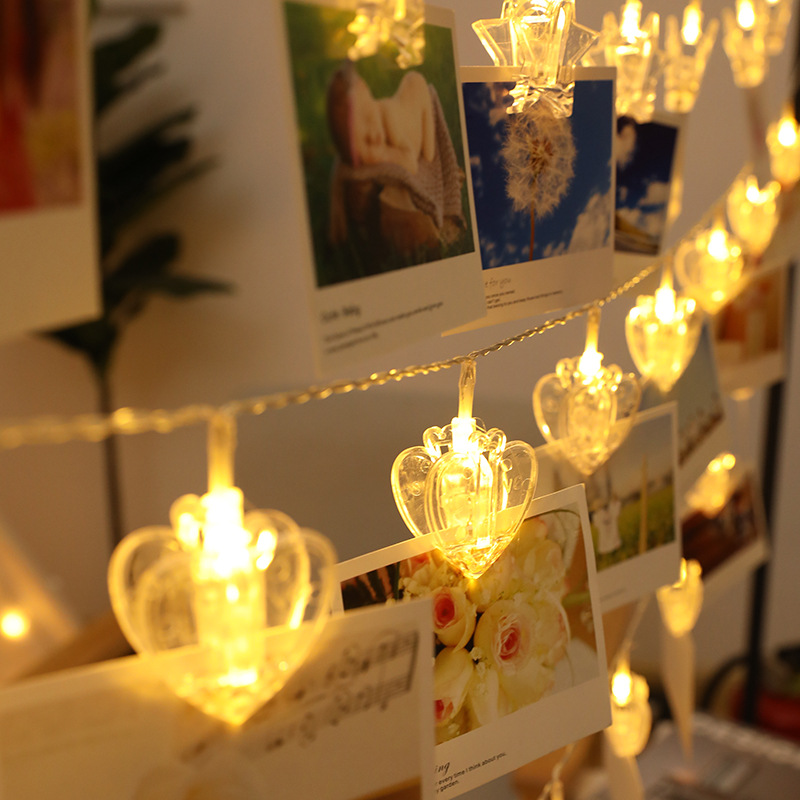 Lampu Tali Bentuk Hati, Lampu  - Led Fairy String Lights ulasan dan harga