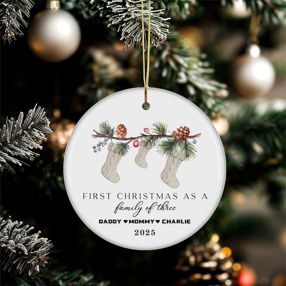 Ornamen Keramik Natal dengan D - Christmas Stocking Hanging ulasan dan harga