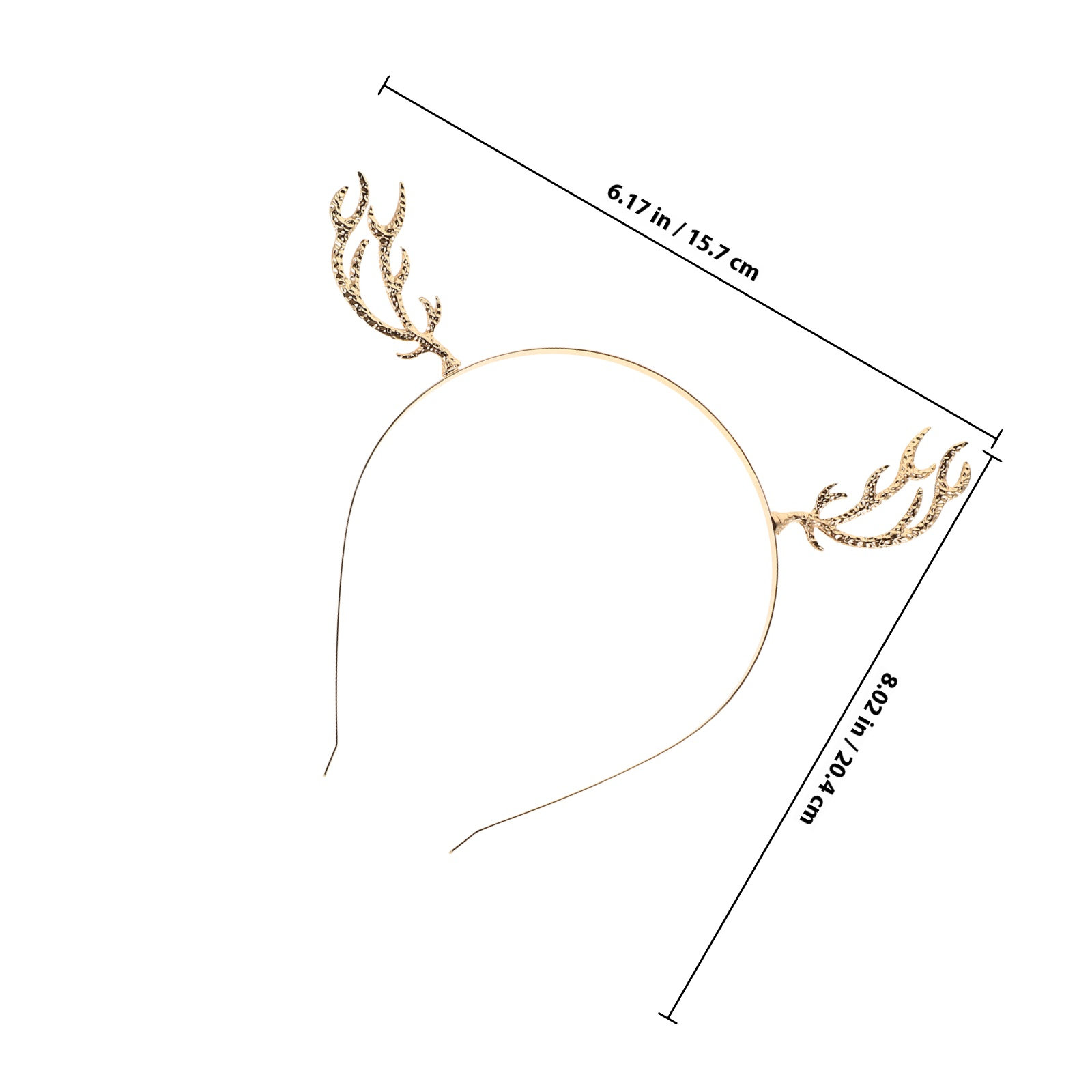 Bando Kostum Natal, Hiasan Rus - Reindeer Antlers Headband ulasan dan harga
