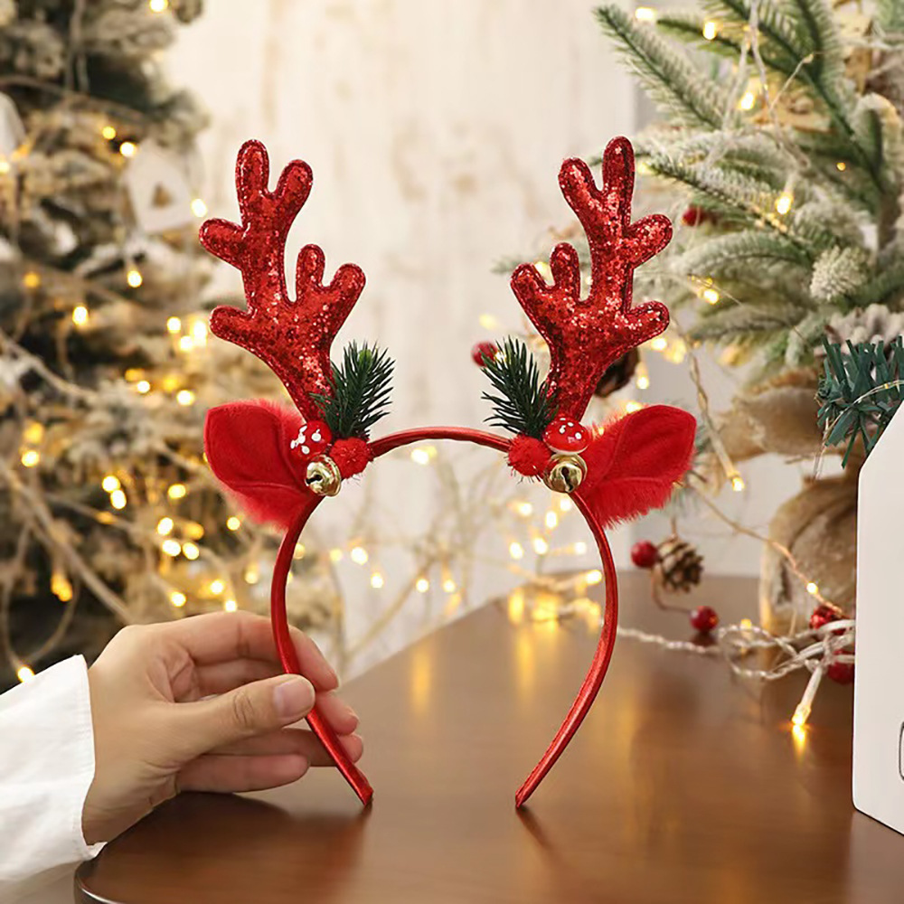 Bando Tanduk Rusa Natal, Akses - Reindeer Antlers Headband ulasan dan harga