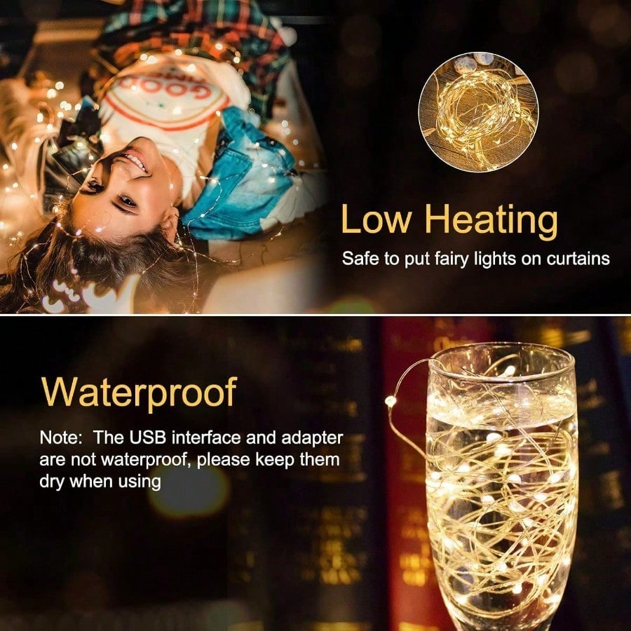 Lampu Tirai, 300 LED Lampu Per - Led Fairy String Lights ulasan dan harga