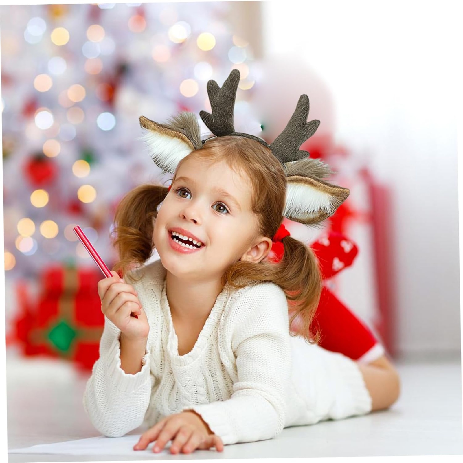 Bando rusa mewah, aksesoris ra - Reindeer Antlers Headband ulasan dan harga
